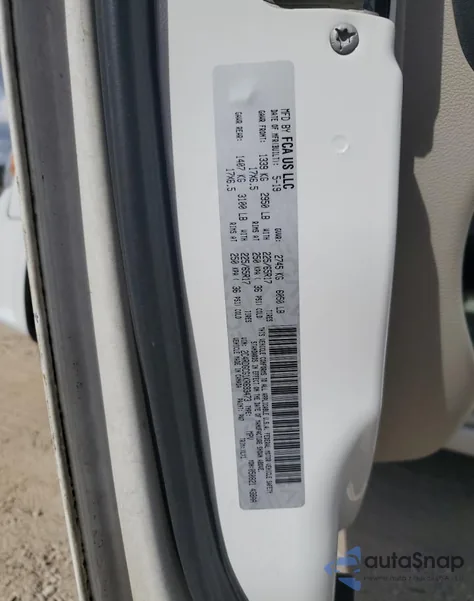 2019 Dodge Grand Caravan Sxt from USA, damaged, VIN 2C4RDGCG1KR693473
